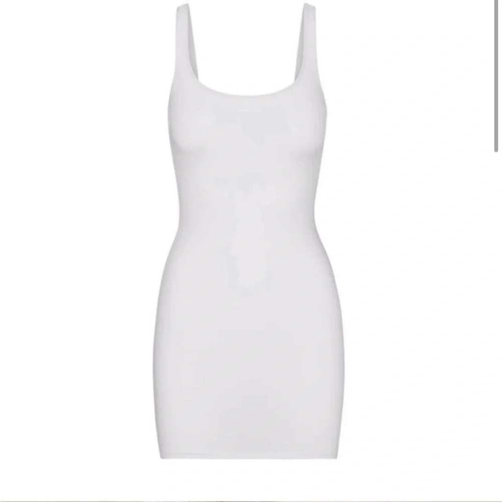 Skims Swim Tank Dress - marble white NWT